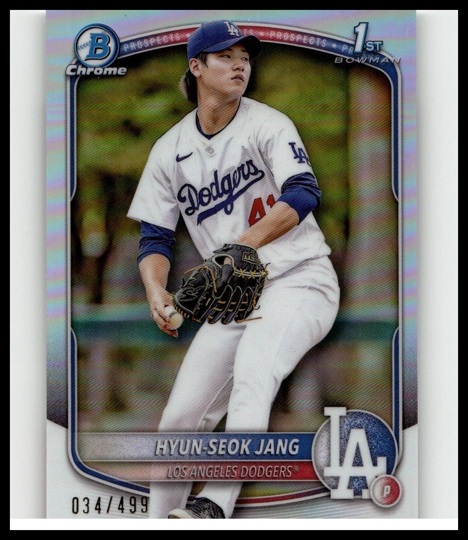 2025 1st Bowman Chrome Refractor /499 Hyun-Seok Jang #BCP-51 RC