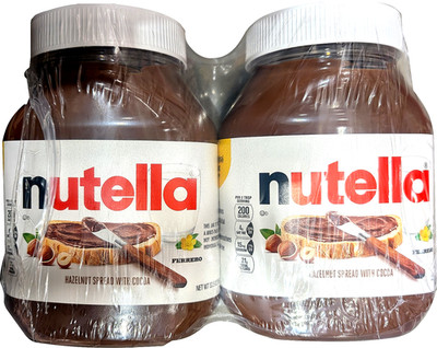 Nutella Hazelnut Spread With Cocoa Twin Pack 2x33.5 Oz Jars EXP 09/2026