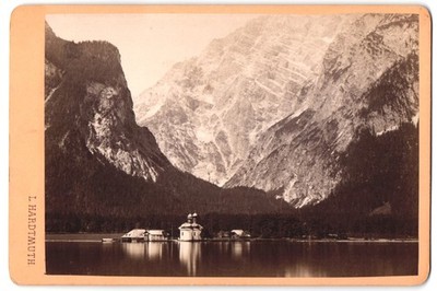 Fotografie Ludwig Hardtmuth, Salzburg, Ansicht St. Bartholomä am Königsee, Male 