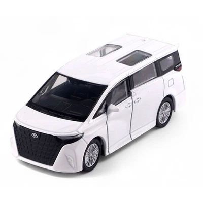 Toyota Alphard 4,75" Voiture Miniature Diecast Blanc Mini Van Jouet Collection - Photo 1/4