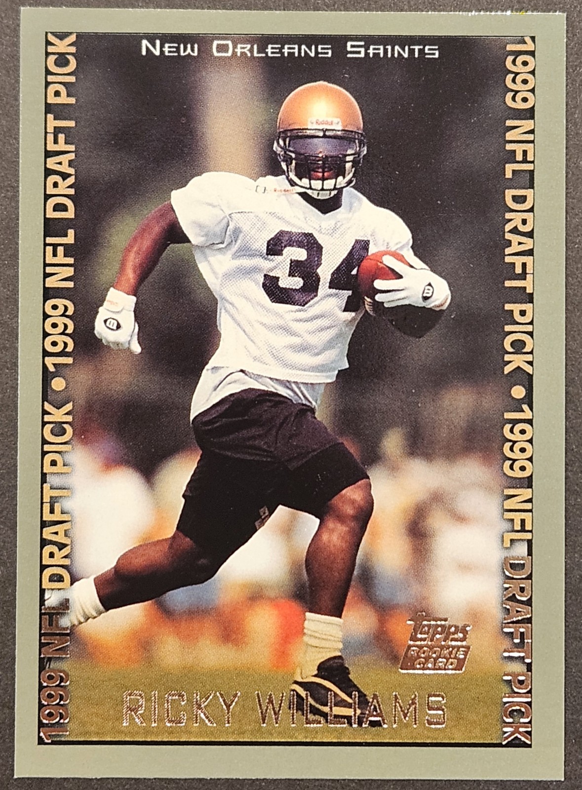 1999 Topps #329 Ricky Williams Rookie RC Texas Longhorns New Orleans Saints