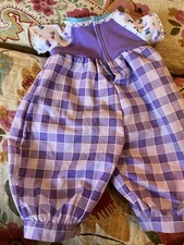 Lovely Cabbage Patch Kids Girl Doll Play Along Violet One Piece Romper Iilac