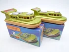 VINTAGE MATCHBOX SUPERFAST No.2f RESCUE HOVERCRAFT PAIR IN ORIGINAL BOXES 1976
