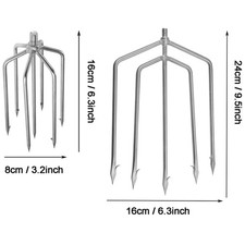 Stainless Steel Fishing Harpoon Gig Hook