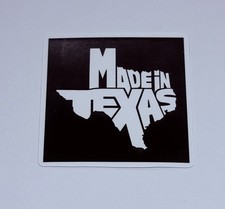 Made In Texas Sticker State Map Decal Vinyl USA Travel Souvenirs Journal Tc9