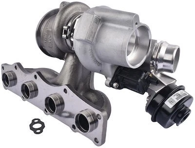 Turbocharger with exhaust manifold