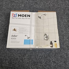 Moen Adler 82604 Chrome Shower Faucet Set Posi-Temp Valve New In Box