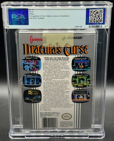 Castlevania III 3 Dracula's Curse Nintendo NES Sealed PSA 9.0 A+ Graded Not WATA