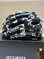 Supreme Giro Syntax MIPS Cycling Helmet Medium Black/White Worn Once In Box