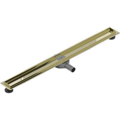 Mexen Flat 360 Abdeckung für lineare Duschabläufe 100 cm, Gold - 1540100