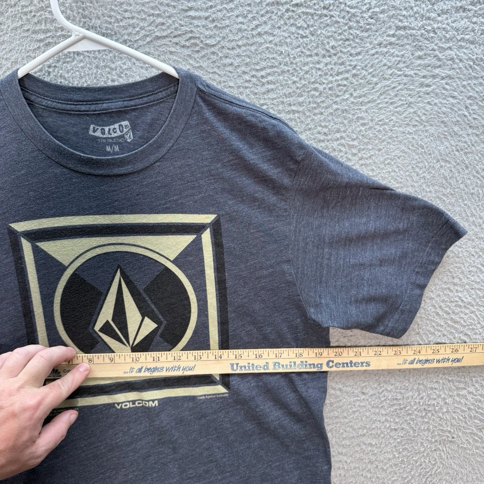 Volcom Shirt Adult Medium Gray Skater Surfer BMX Grunge Thrasher Y2K Mens - Image 3 of 4