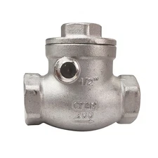 1/2" NPT Swing Check Valve Female Stainless Steel SS316 WOG 200 PSI