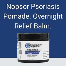 Nopsor Herbal Psoriasis Pomade - Coal Tar & Salicylic Acid, 4 oz Night Use