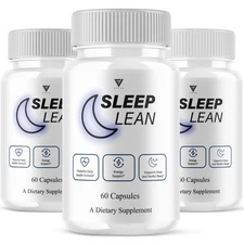 (3 Pack) Sleep Lean Capsules Sleep Lean Wellness Supplement Pills (180 Capsules)