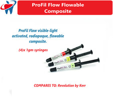 Dental Silmet ProFil Flow Flowable Composite Pit & Fissure Sealant, 4 Syr Pack
