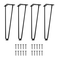 20 Inch Hairpin Legs for Furniture Set of 4 Heavy Duty Industrial Metal Table