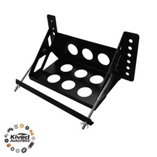 Heavy-duty Metal Battery Mounting Tray Bracket Universal For 14.3 Overall Black