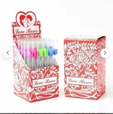 Love Roses Glass Tubes 36pcs  1 Box Wholesale Price