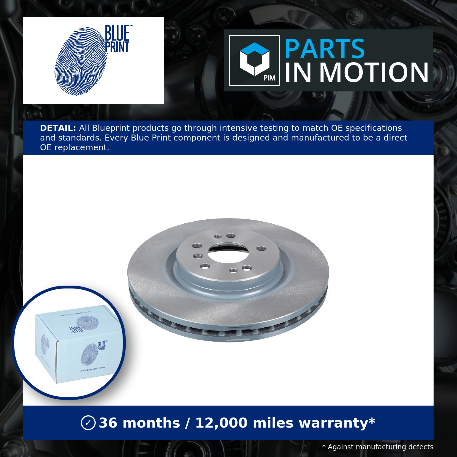2x Brake Discs Pair Vented fits MERCEDES R350 W251 3.5 Front 05 to 12 M272.967