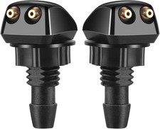2PCS Front Windshield Washer Nozzles, Windshield Wiper Sprayer Nozzle Jet Kit, F