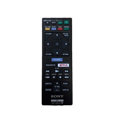 Sony RMT-VB201U Blu-Ray DVD Player Remote Netflix OEM Genuine Sony BD