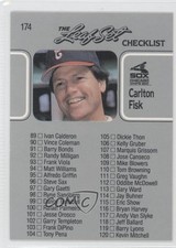 1990 Leaf Carlton Fisk #174 HOF 0b1