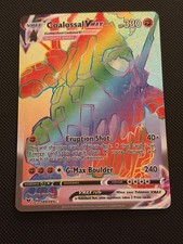 COALOSSAL VMAX 189/185 RAINBOW RARE VIVID VOLTAGE POKEMON HOLO NM on eBay