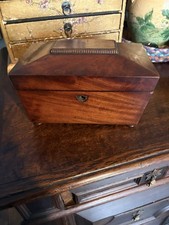 Antique Mahogany Tea Caddy