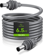 DC Power Cord for Starlink Mini 2M/6.5FT 18AWG Replacement DC Male to Male ...