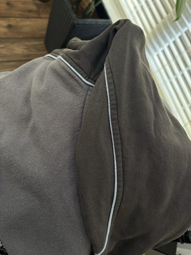 VTG Y2K Fox Racing Zip Up Sweatshirt Mens M Grunge Grey Blue Riders Hoodie RARE - 第 15/18 張圖片