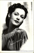 Actress Marie Montez Head Shot Original Vintage Real Photo Postcard RPPC