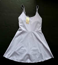 New Halara Cloudful Softly Zero Athletic Tank Dress Women M Pocket Shorts Active