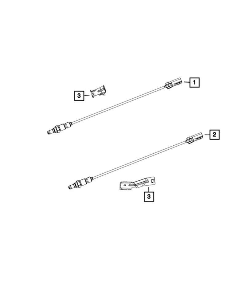 New Genuine Mopar Sensor Oxygen OE 68195741AA - Image 4 of 4