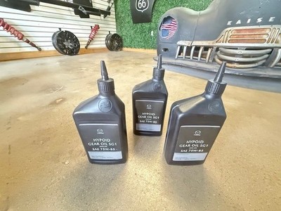 3) genuine Mazda Hypoid Gear Oil SG1 SAE 75W-85 000077SG1QT same