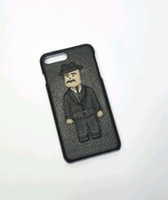 DOLCE & GABBANA IPHONE Case Black Leather dgf...