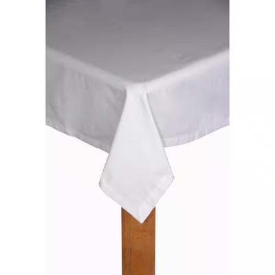 Hotel Butler Service 70 In. X 90 In. 100% Cotton Tablecloth