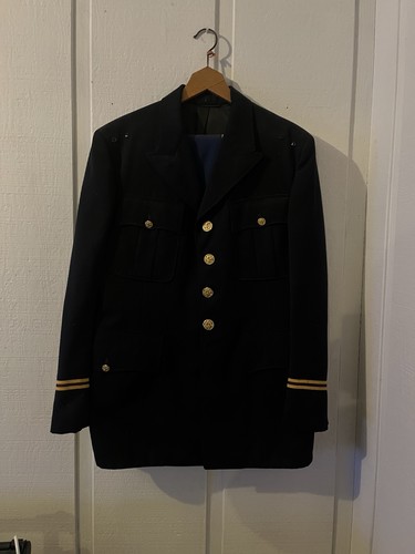 1970s vintage military officer dress jacket and trousers near perfect condition