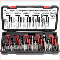 Gewindereparatursatz 131Tlg Helicoil M5-M12 Reparatur Werkzeug Set