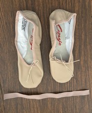 Capezio Split Sole Leather Ballet Shoes 8M