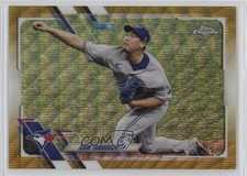 2021 Topps Chrome Gold Wave Refractor 33/50 Shun Yamaguchi #15 0n3r