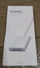 USB C SD Card Reader USB 3.0 Type C to SD/Micro SD Adapter Dual Apple compatible