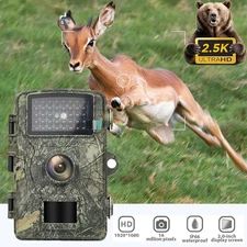 Wildlife Hunting Trail Camera Full HD 1440P Night Vision Motion Waterproof Cam