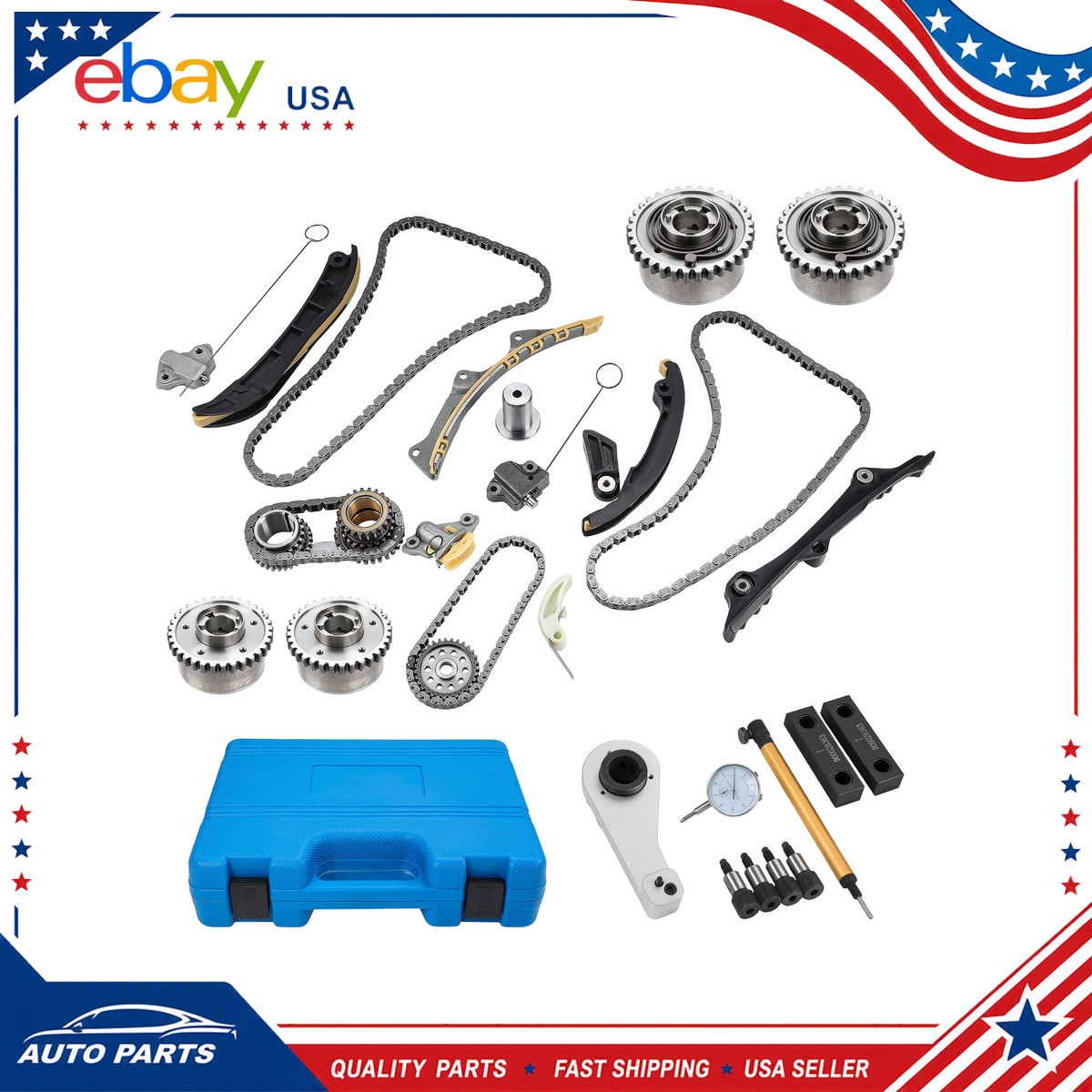 Maserati Quattroporte S Q4 2013-2016 Timing chains Set P/N 900028263