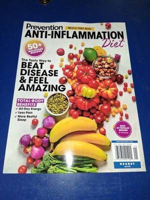 Prevention Magazine ANTI-INFLAMMATION Diet 50+ Recipes Beat Disease Feel Amazing