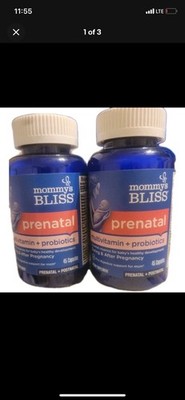 Mommy's Bliss Prenatal Multivitamin + Probiotics 45 Capsules 01/26