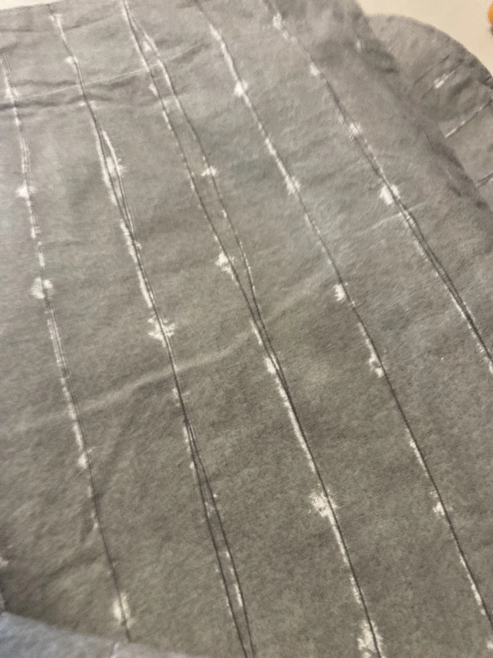 Calvin Klein Square Pillow Shams 29X 29 Mocha Brown 100% Cotton Set 3 - Image 3 of 4