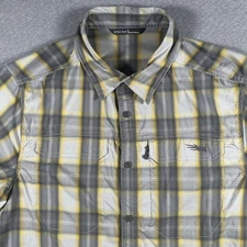 Sitka Gear Shirt Mens L Globetrotter Button Up Fishing Hiking Outdoor Vented
