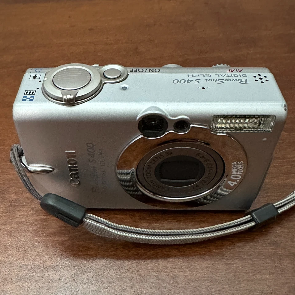 📷 Canon PowerShot ELPH S410 4MP Digital Camera – ***Memory Card Error*** 📷 - Image 2 of 4