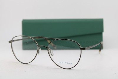 NEW PARADIGM 21-03 FO GUNMETAL HAVANA AUTHENTIC EYEGLASSES 52-17