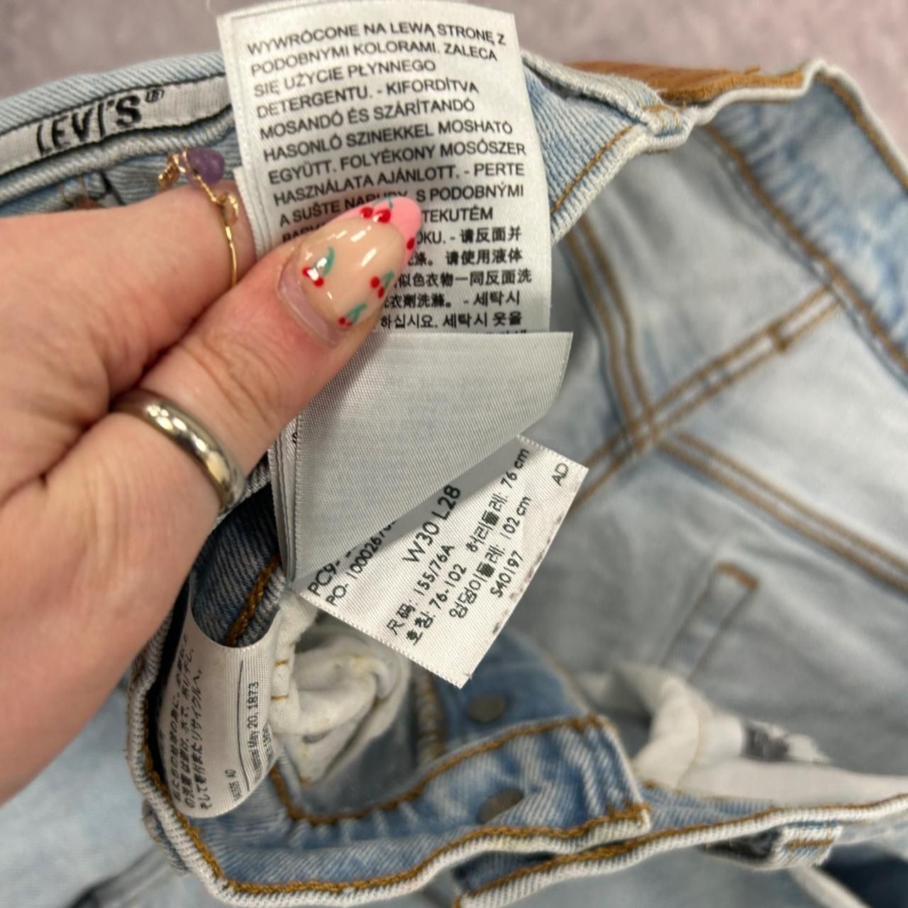 Levi's Shorts Levi 501 Cut Off Denim Shorts with Logo Details Men's 30 thumbnail 3